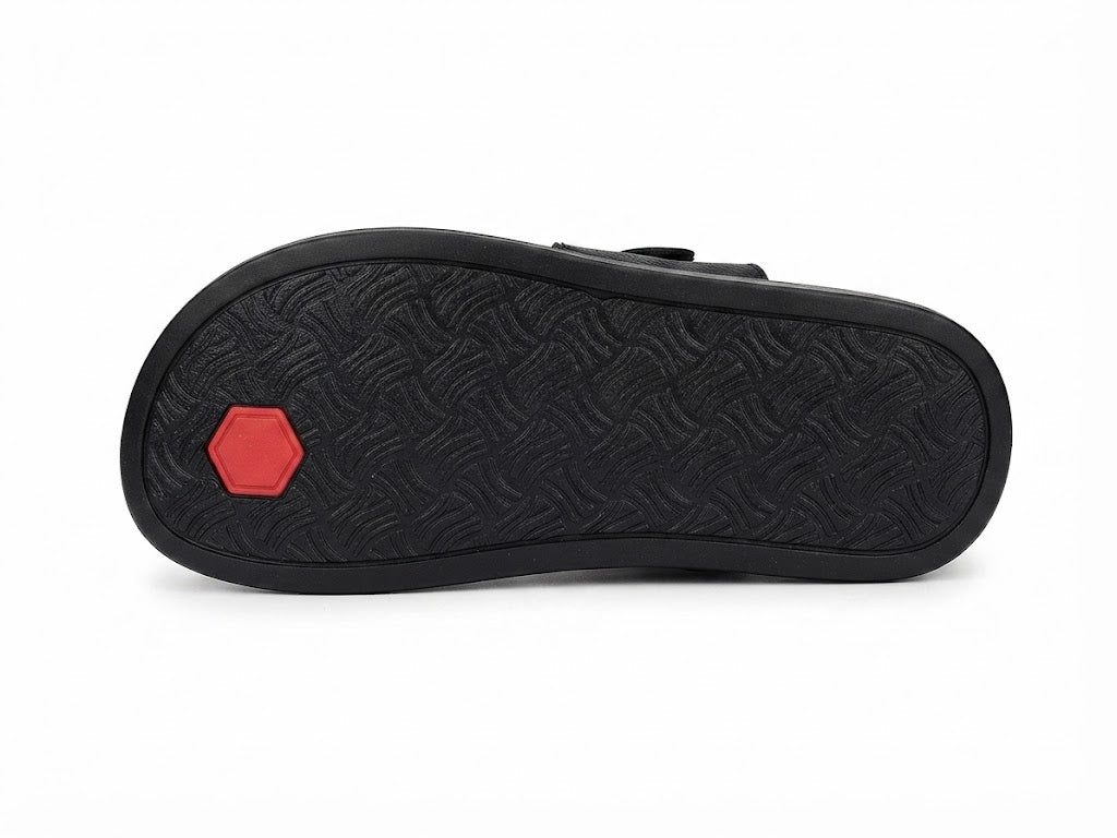 Men's Black & Brown Casual Sandals