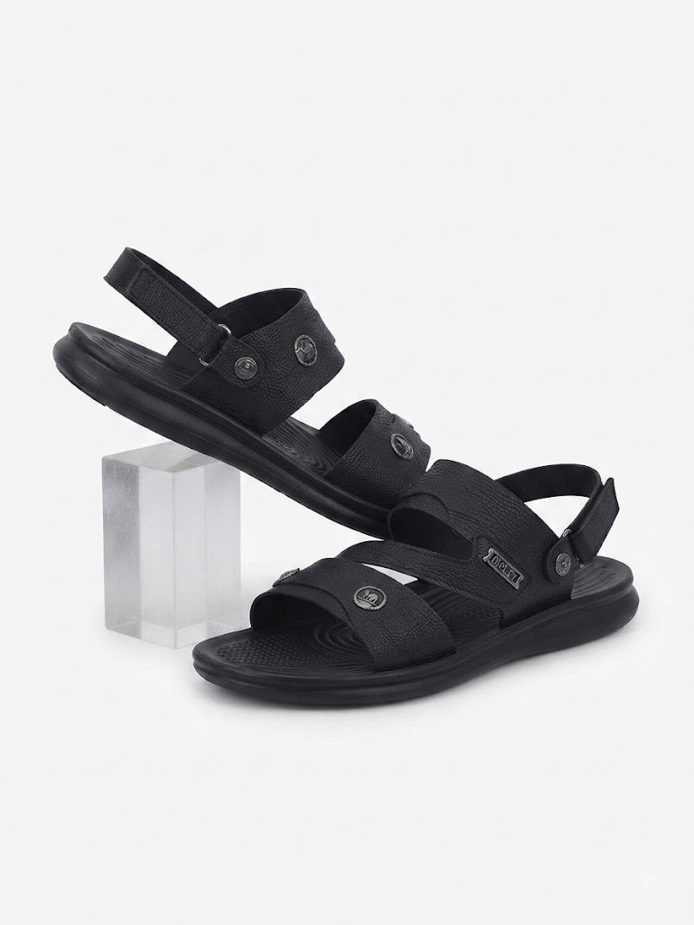 Black Casual Sandals for Men